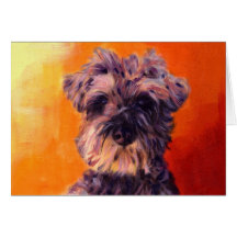 Minatureschnauzer Greeting Card