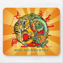 Mind and Body is One mousepads by TattooDan Mind and Body is One mousepads