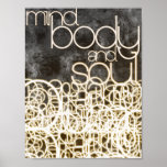 Mind, Body and Soul 1 Print