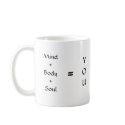 Mind + Body + Soul = YOU - mug