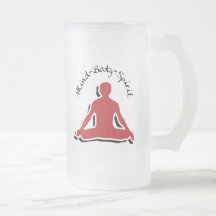 Mind Body Spirit Yoga Gift Mugs