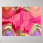 Mind Boggling Rose Petal Crystal Art posters