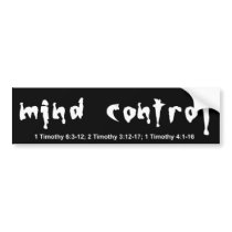 mind control bumper sticker bumper stickers by Nobody777 mind control bumper sticker bumper stickers