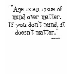 "Mind over Matter" t-shirts