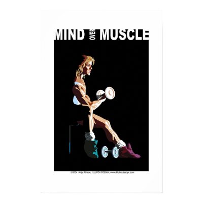 Mind over Muscle Posters by illufox