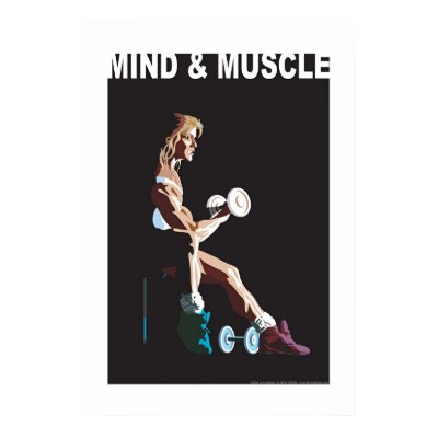 Mind over Muscle Print by illufox