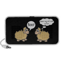 Mind Reader Funny Sheep Talking Travel Speakers