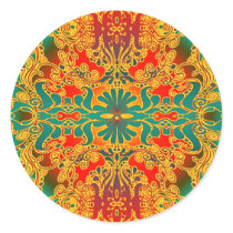 mind stamp round sticker