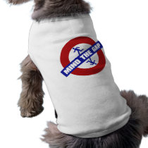 MIND_THE_GAP DOGGIE TEE SHIRT