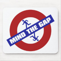 MIND_THE_GAP MOUSE PADS