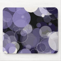 mind the moon (black) mousepads