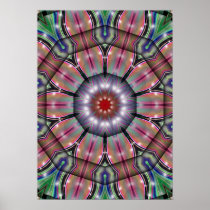 Mind Wave Kaleidoscope posters