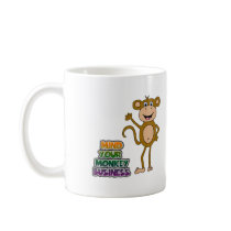 mind your monkey business mug
