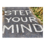 Mind Your Step Postcard