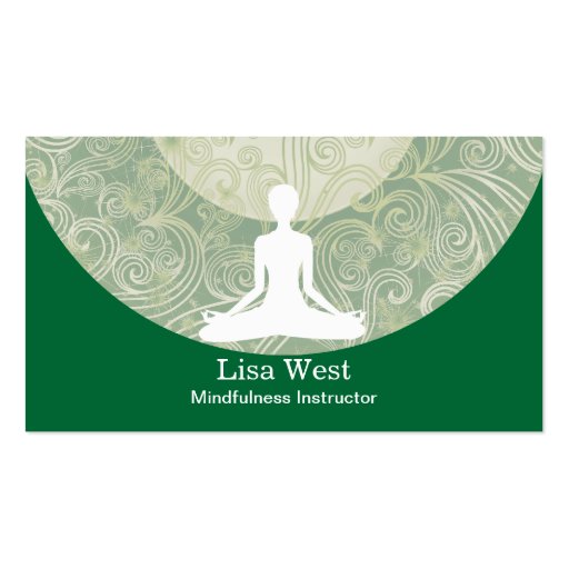 Mindfulness Business Cards (front side)