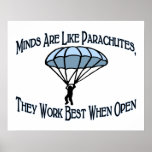 Minds Are Like Parachutes Poster