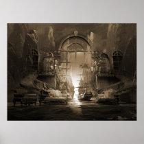 fantasy, psychology, dreamscene, virtualreality, interior, landscape, room, figure, iceberg, mountain, snow, arctic, snowcaps, boat, supernatural, spirit, vessel, sailboat, romantic, mystery, realistic, silhouette, light, sea, ocean, sky, surrealism, solitude, sunrise, sunset, isolation, surreal, inspiring, ghost, ships, phantom, ice, mass, snowscape, frozen, Poster with custom graphic design