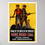 Mine more coal print