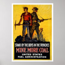 Mine more coal print