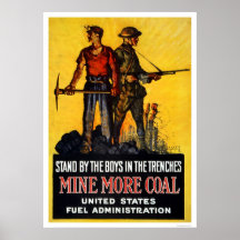 Mine more coal print