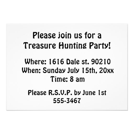 Miner Miner Treasure FInder Card