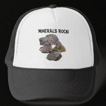Minerals Rock Collectors Funny Hat by SmilinEyesTreasures Minerals Rock Collectors Funny Hat