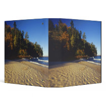 Miners Beach at Pictured Rocks National 3 Ring Binder