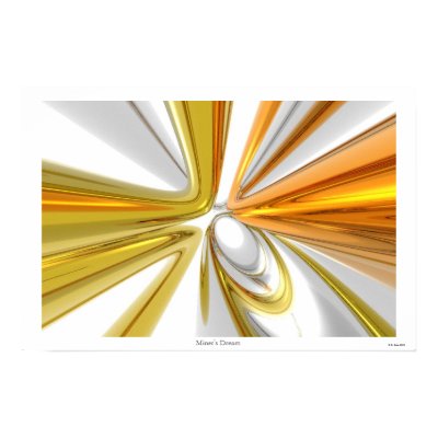 Miner's Dream - Digital Abstract Art by B. Crisp Poster by jesterbryanc