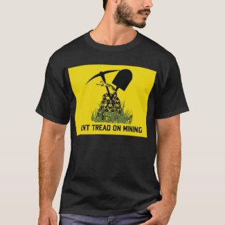 Miners Flag Black T-shirt shirt