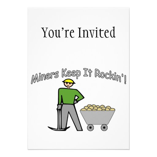Miners Keep It Rockin Invites