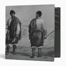Miners of Chile, engraved by F. Lehnert 3 Ring Binders