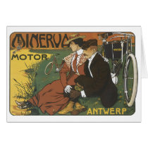 Minerva Motor, Antwerp Greeting Cards