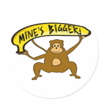 Mine's Bigger stickers