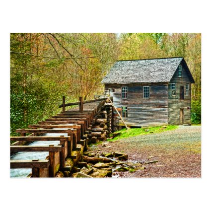 Mingus Mill, Great Smoky Mountains Postcard
