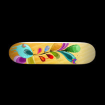 Mini Alien Flowers skateboards by moviereplicars Mini Alien Flowers skateboards