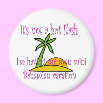Mini Bahamian vacation magnets by JeanC_PurpleDucky Mini Bahamian vacation magnets