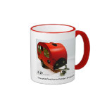 Mini Bike Camper Ladybug style Mug