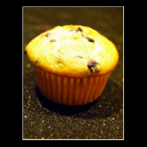 mini blueberry muffin postcards