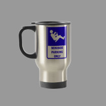 Mini-Bob Parking Only Sign mugs