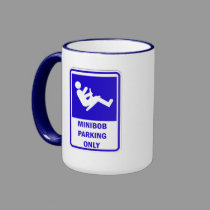 Mini-Bob Parking Only Sign,  mugs