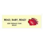 Mini Book Marker - Blaze Read Baby Read Business Card Template