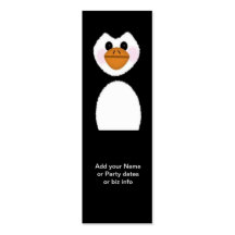 Mini Bookmark for Christmas Holiday Party Favor Business Card