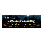 Mini Bookmarks for Halloween Party Favor Business Card Templates
