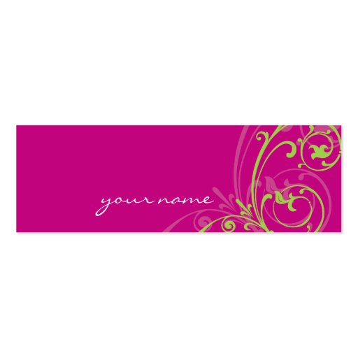 MINI BUSINESS CARD :: fabulously 1 (front side)
