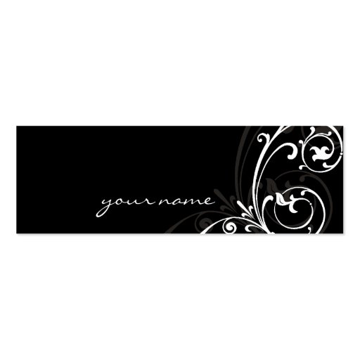 MINI BUSINESS CARD :: fabulously 6 (front side)