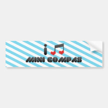 Mini Compas Bumper Sticker