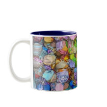 Mini Cubes mugs by baxiemur Mini Cubes mugs