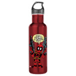 Mini Deadpool With Guns Stainless Steel Water Bottle