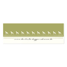 Mini Doggen maps Business Card Template