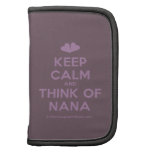 [Two hearts] keep calm and think of nana  Mini Folio Planners